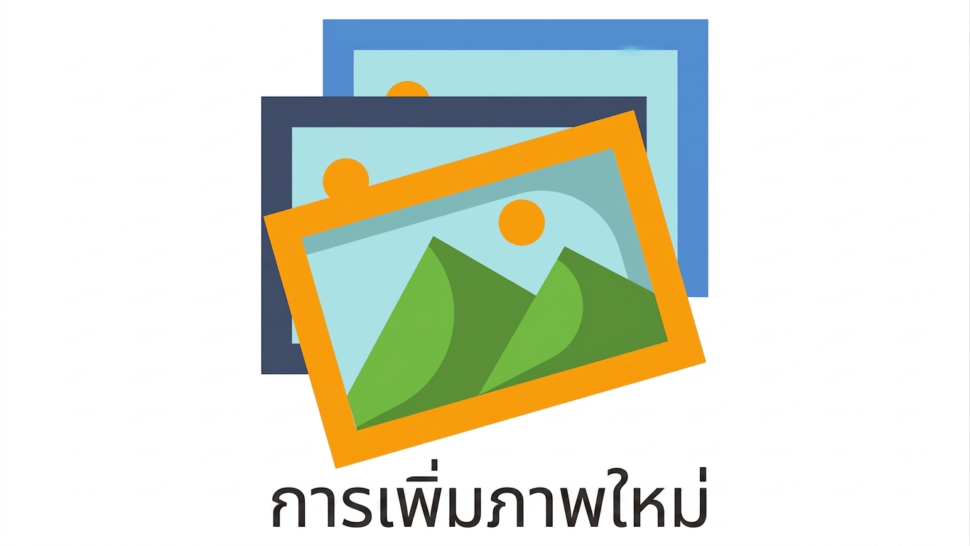 การเพิ่มรูปภาพใหม่