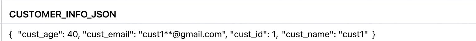 ผลลัพธ์ของ PARSE_JSON