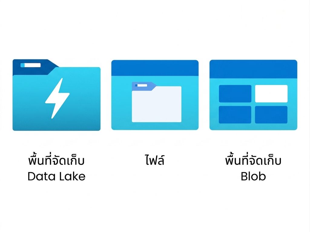 ตัวอย่าง Azure Storage Services