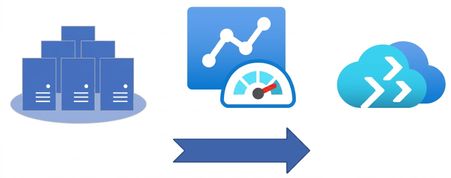 ไอคอน datacenter แดชบอร์ด และ Azure Migrate