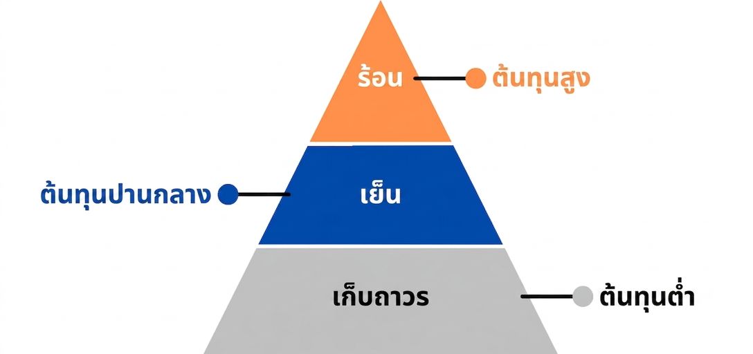 ภาพพีระมิดแสดงทุกระดับ