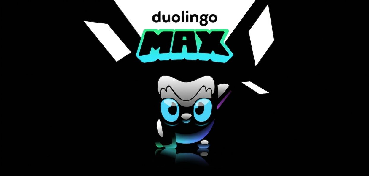 ภาพโลโก้ของผลิตภัณฑ์ Duolingo Max