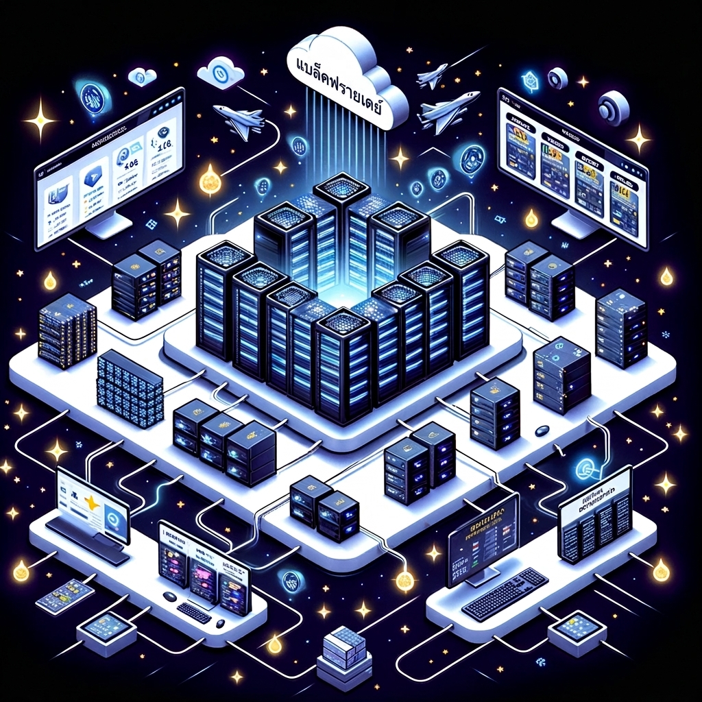 ภาพสถาปัตยกรรมระดับโลกของ AWS แสดง Data Centers, Availability Zones และ Edge Locations