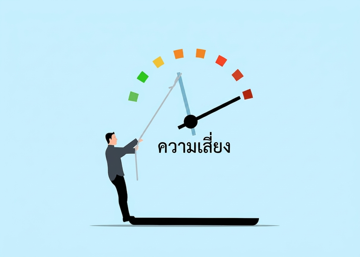 การ์ตูนมาตรวัดความเสี่ยง