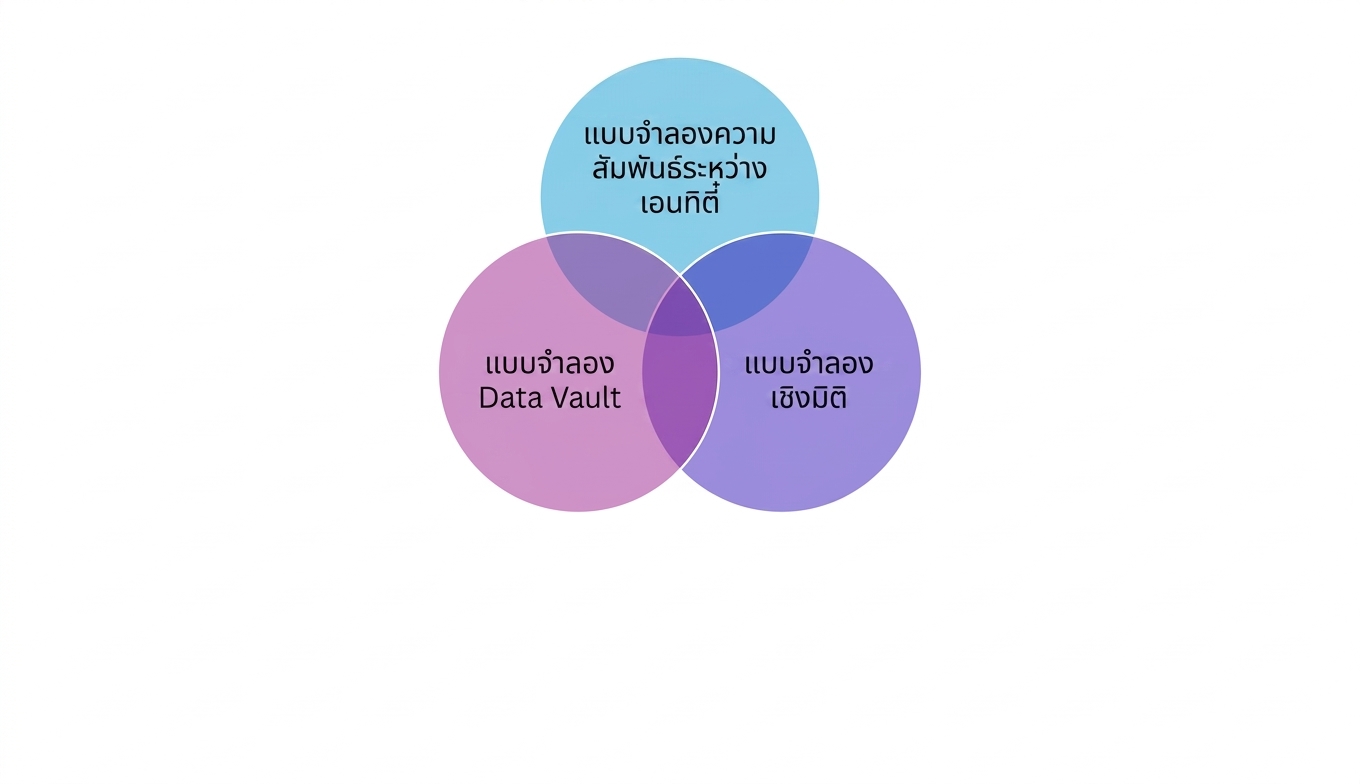 โมเดลข้อมูลในแผนภาพเวนน์
