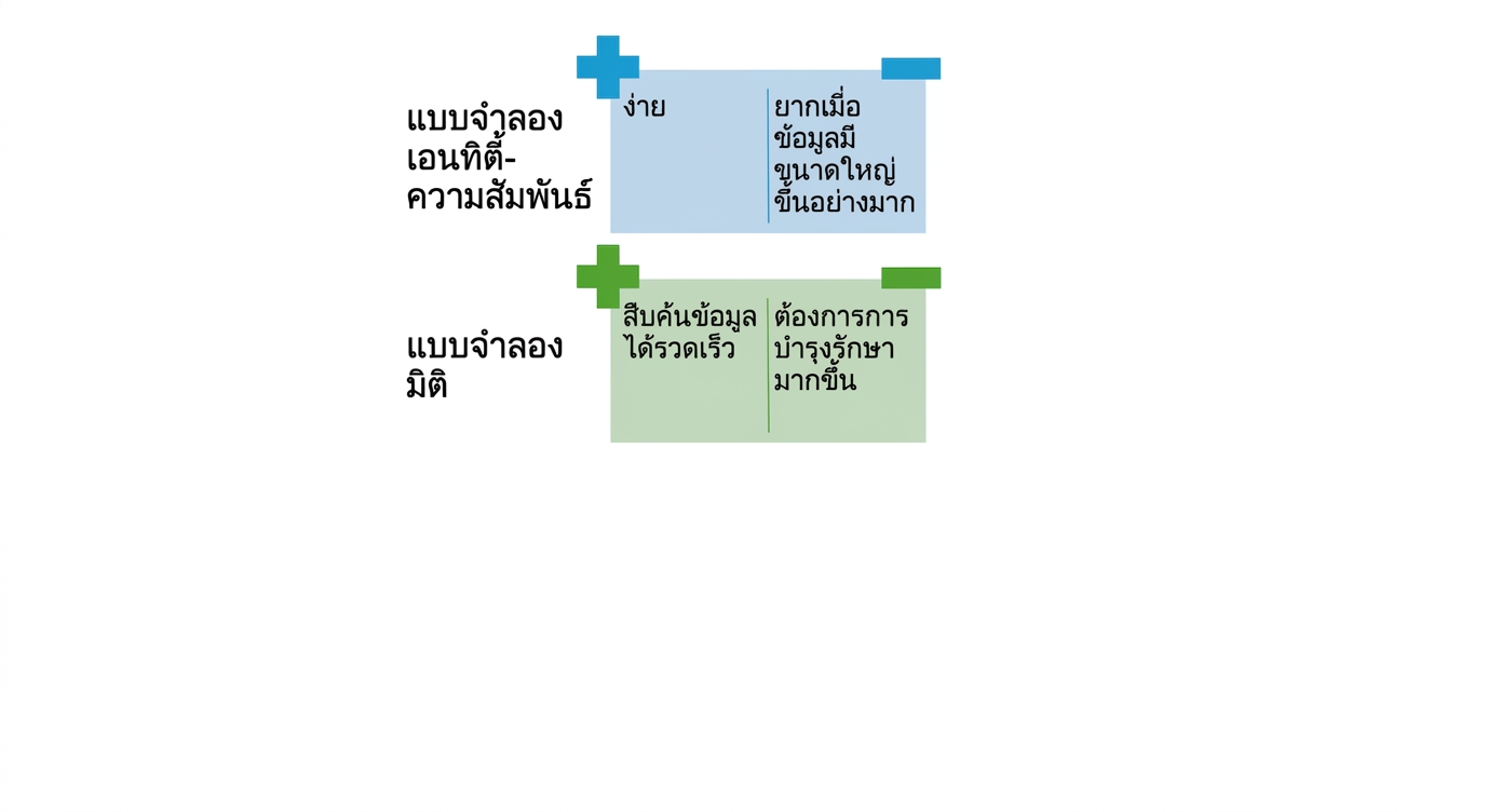 ข้อดีและข้อเสียของ dimensional model
