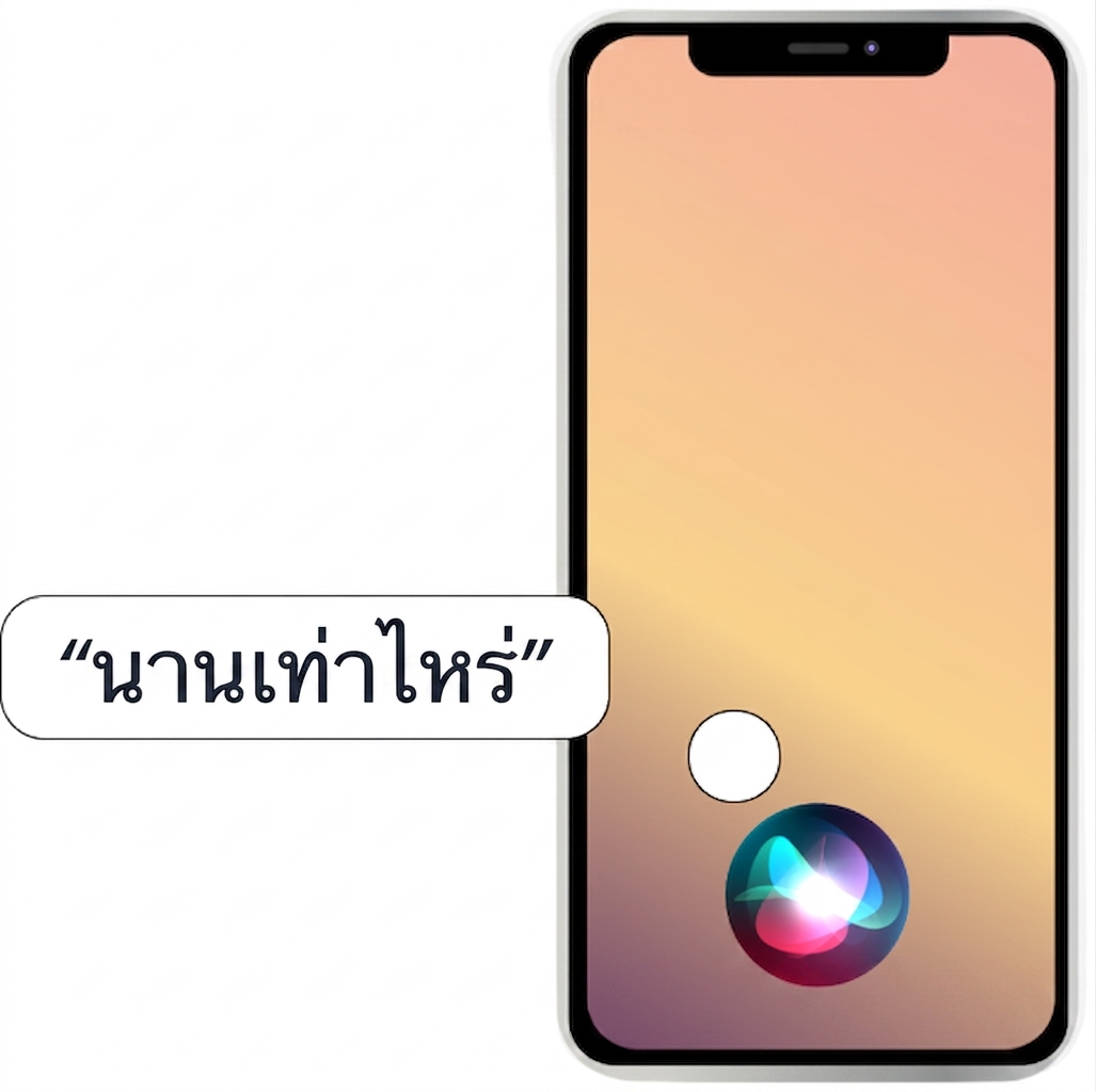 ไอคอนผู้ช่วยบนสมาร์ทโฟน