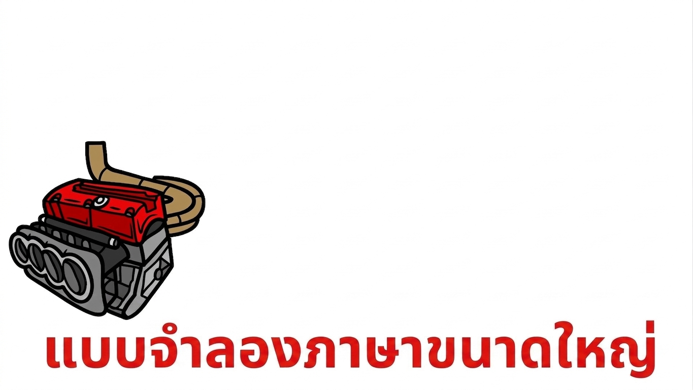 LLM ที่แสดงเป็นเครื่องยนต์รถยนต์