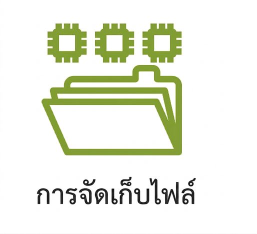 ไอคอนแสดง file storage