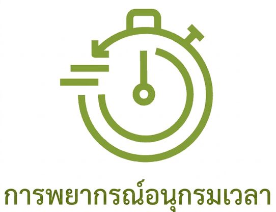 ไอคอนแสดงการพยากรณ์อนุกรมเวลา