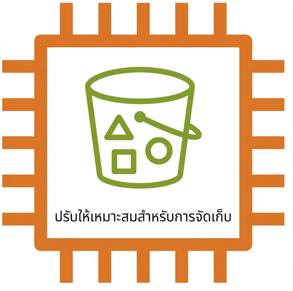 ไอคอน EC2 instance แบบ storage optimized