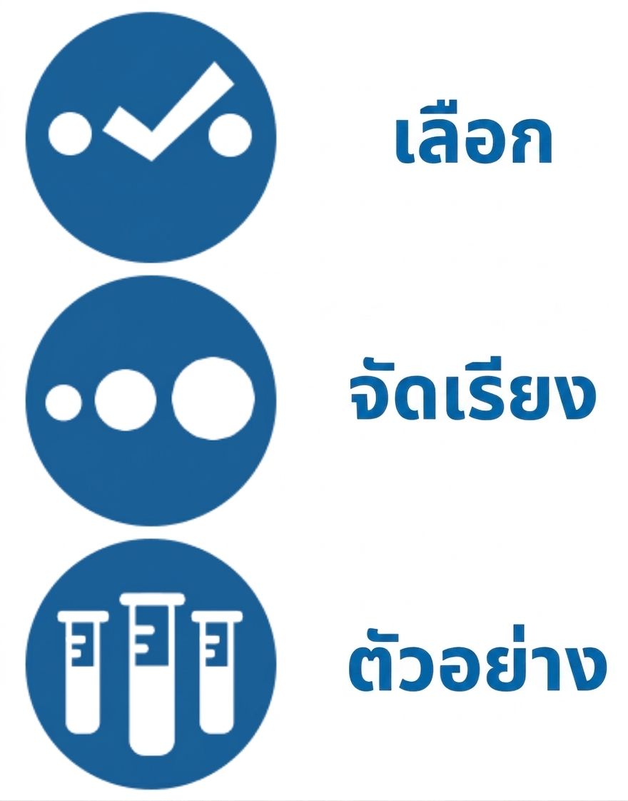 เครื่องมือเตรียมข้อมูลทั้งสาม
