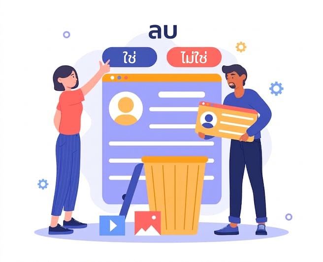ภาพการทำความสะอาดข้อมูล