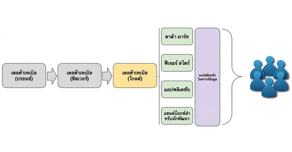แผนภาพแอปพลิเคชันวิเคราะห์ข้อมูล