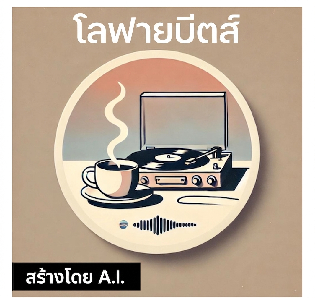 ปกอัลบั้ม Lo-Fi Beats ที่สร้างโดย AI