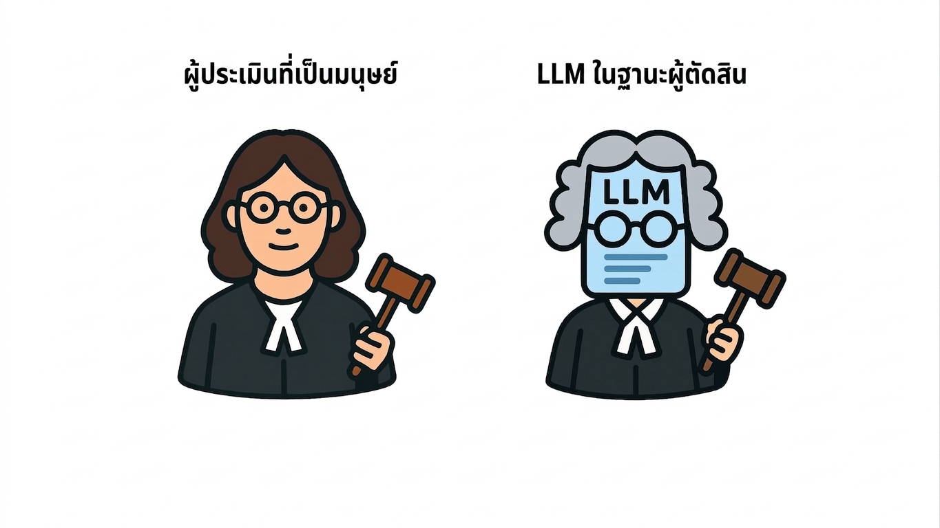 LLM ในฐานะผู้ตัดสิน
