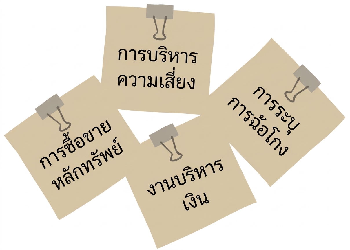โน้ตแสดงให้เห็นว่าอุตสาหกรรมบริการทางการเงินนำ AI ไปใช้อย่างไร