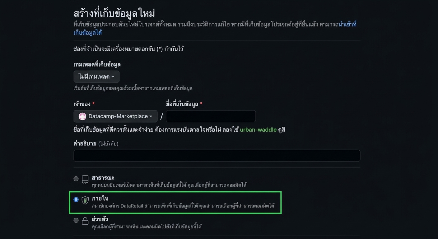 การสร้าง internal repository