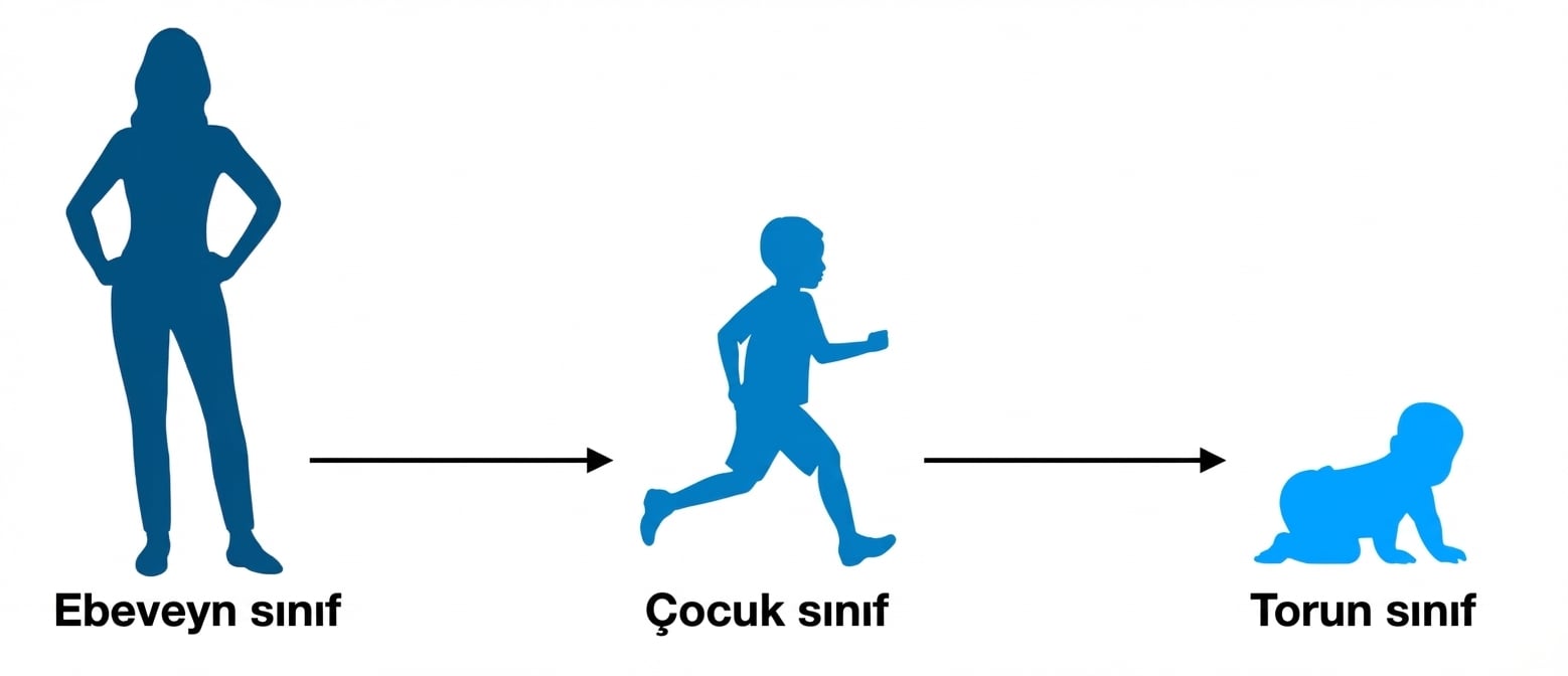 Çok Seviyeli Kalıtım Aile Ağacı