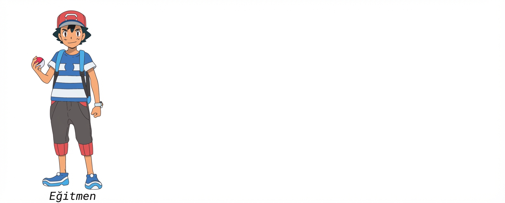 alt=”Ash Ketchum; Nintendo’nun Pokémon oyunundaki eğitmen karakterlerden biri”