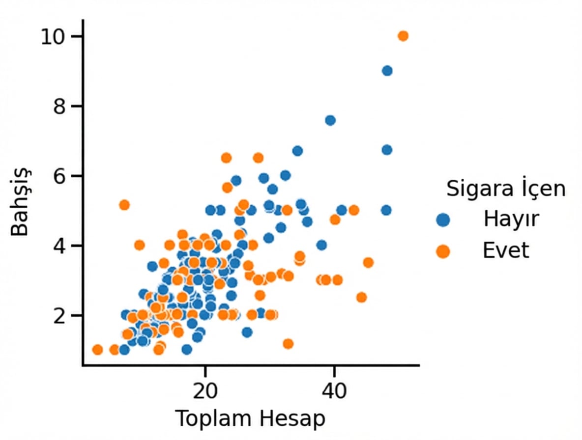 Hue ile saçılım grafiği
