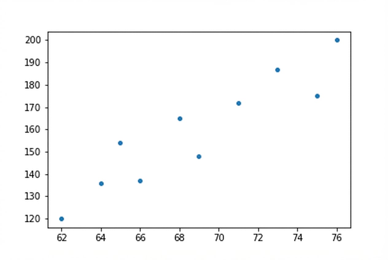 Boy-kilo saçılım grafiği