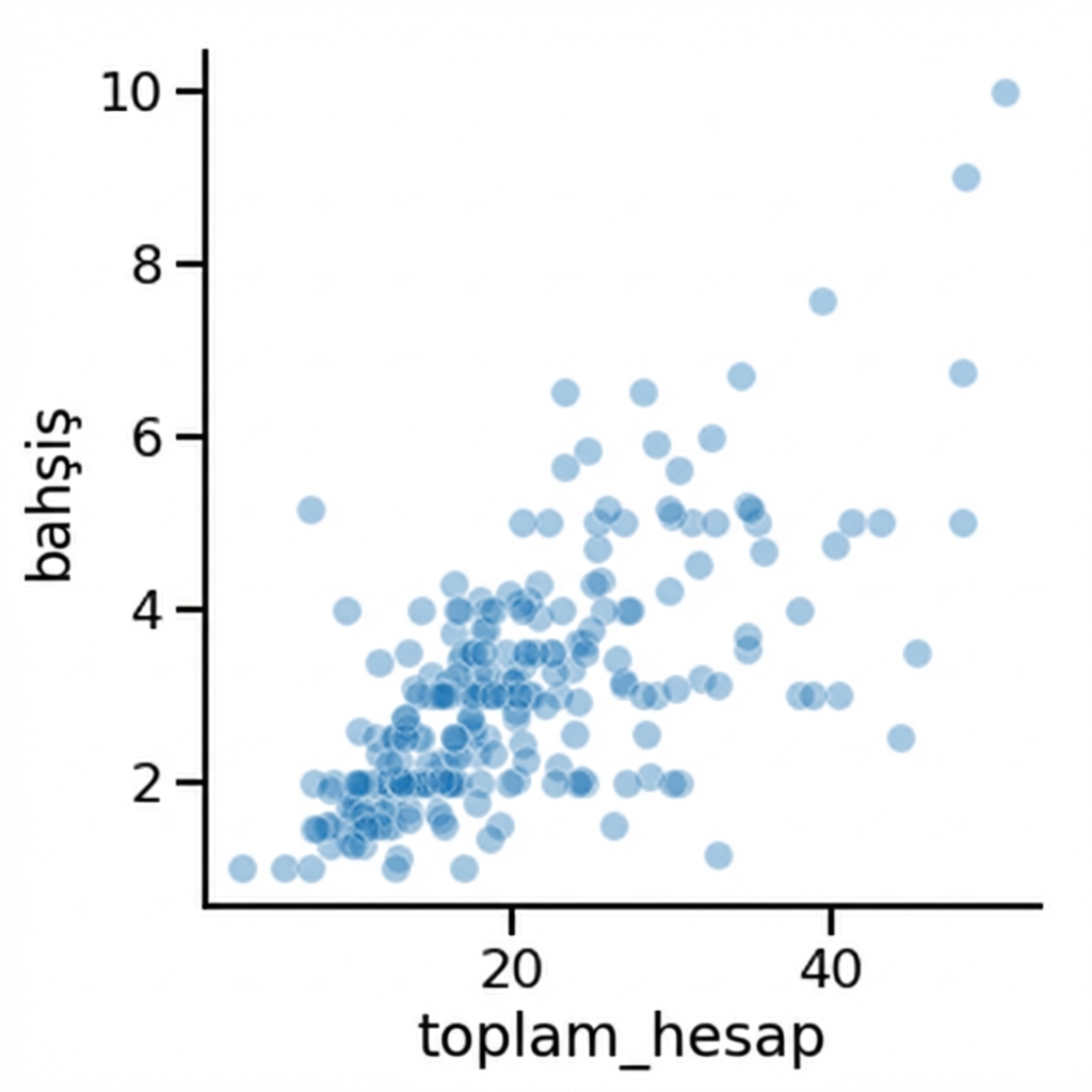 Daha saydam noktalarla saçılım grafiği