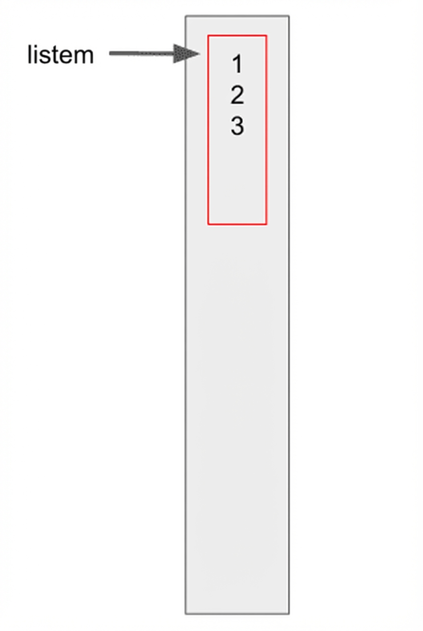 my_list ayarlanıyor