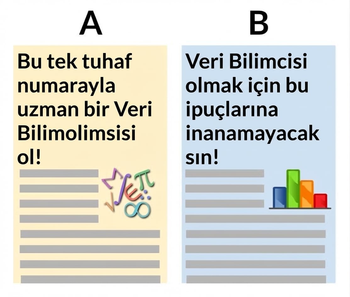 A/B test başlıkları