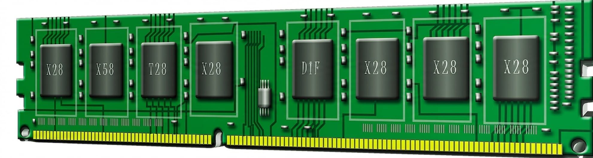 RAM bellek yongasının görseli