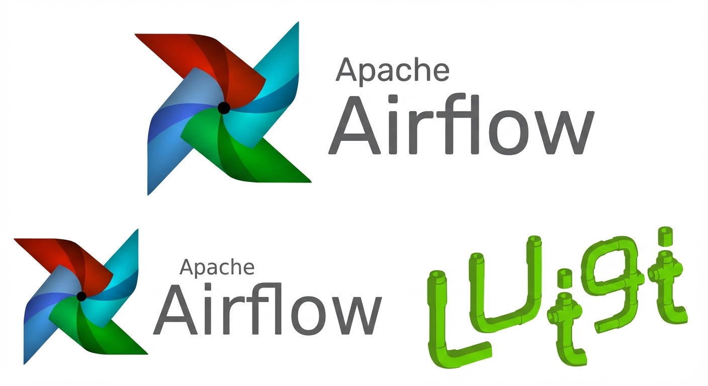 Airflow ve Luigi logoları