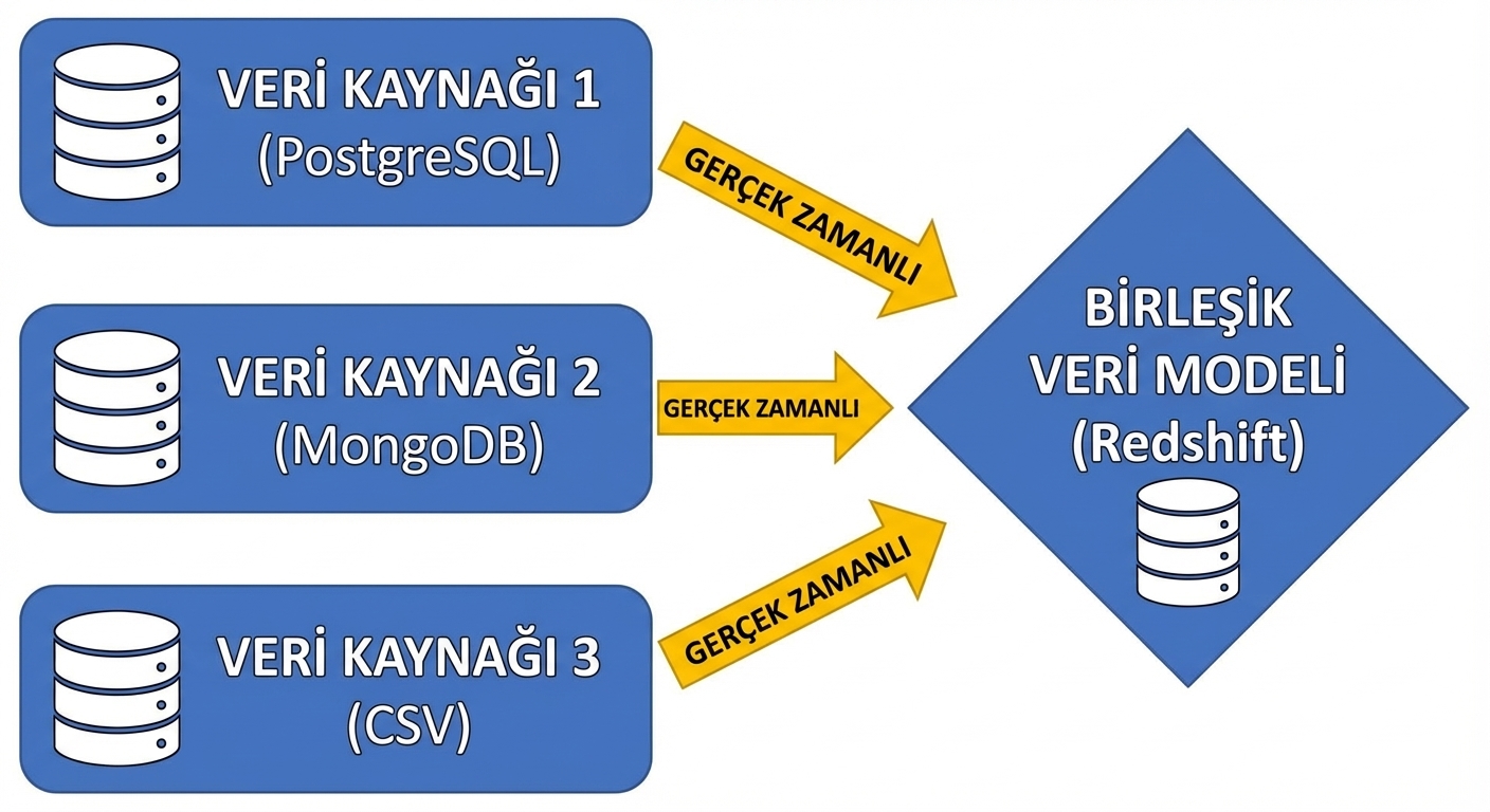 Üç veri kaynağı gerçek zamanlı güncelleniyor