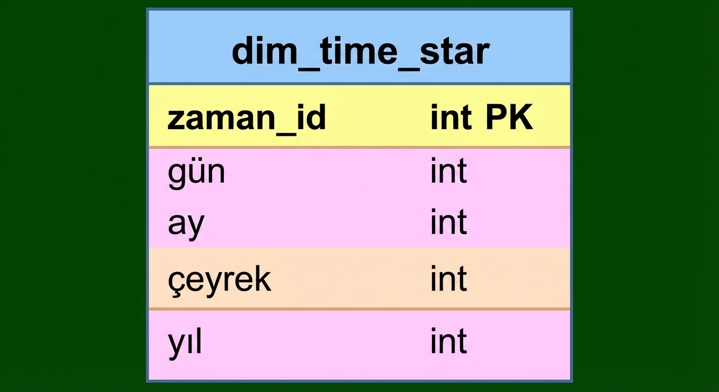 Yıldız şemasının Zaman boyutu