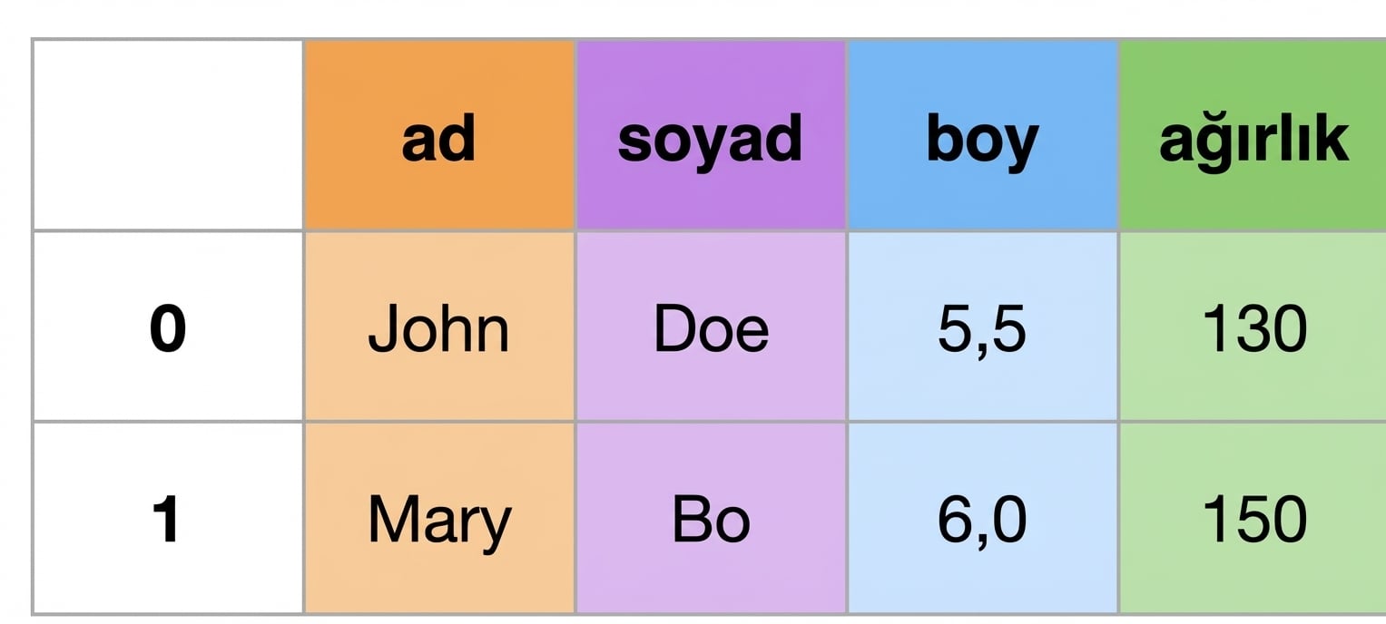 Geniş biçimde daha fazla veri