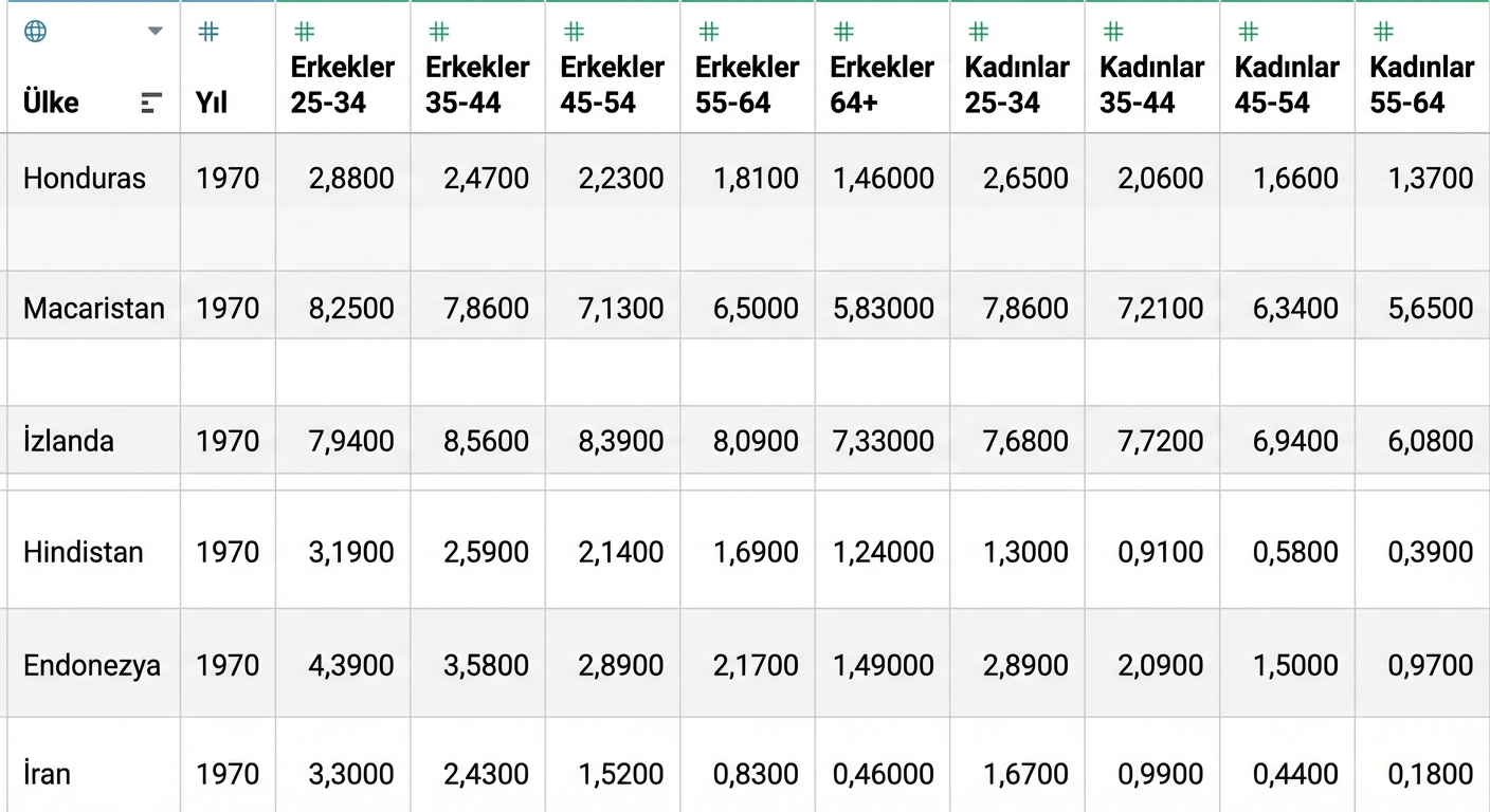 Okuldaki Ortalama Yıl