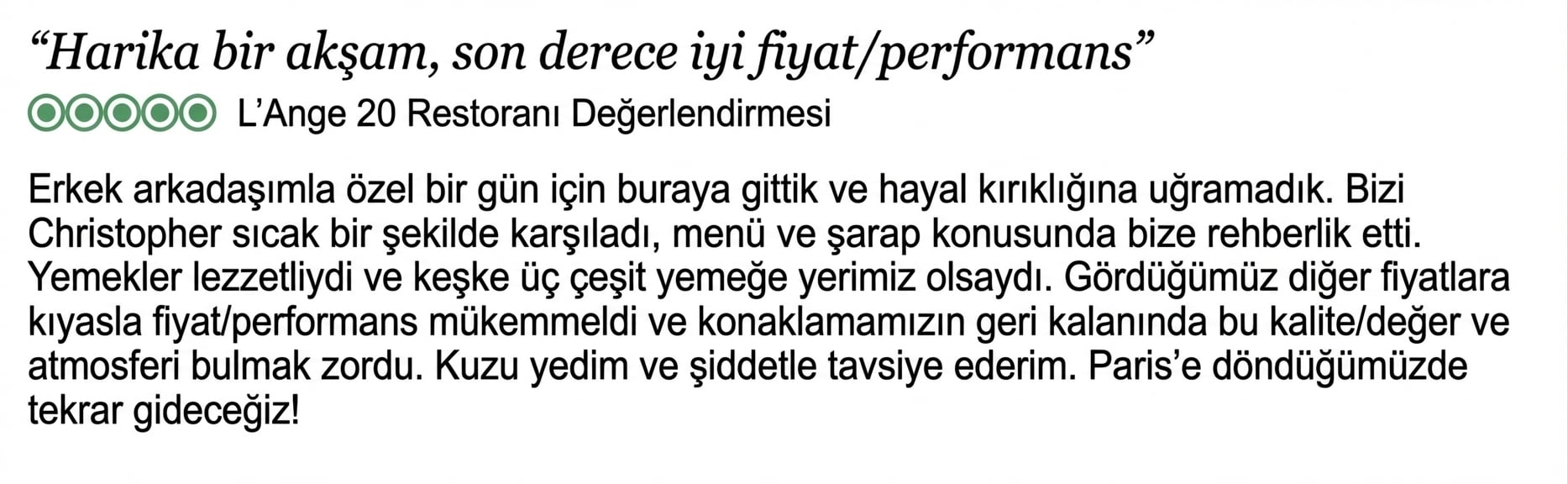yorum verisi örneği