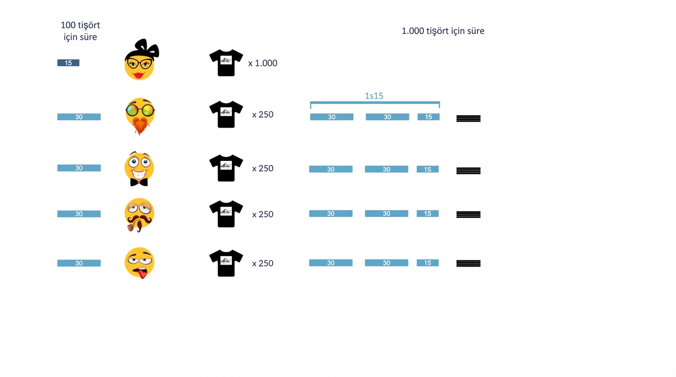 junior satış danışmanları bir saat on beş dakikada bitiriyor