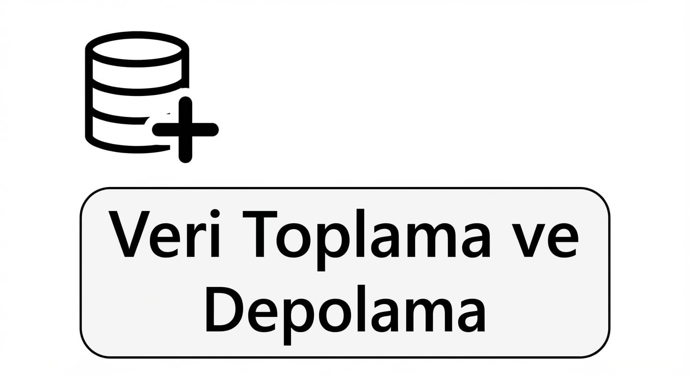 ilk adım - veri toplama ve depolama