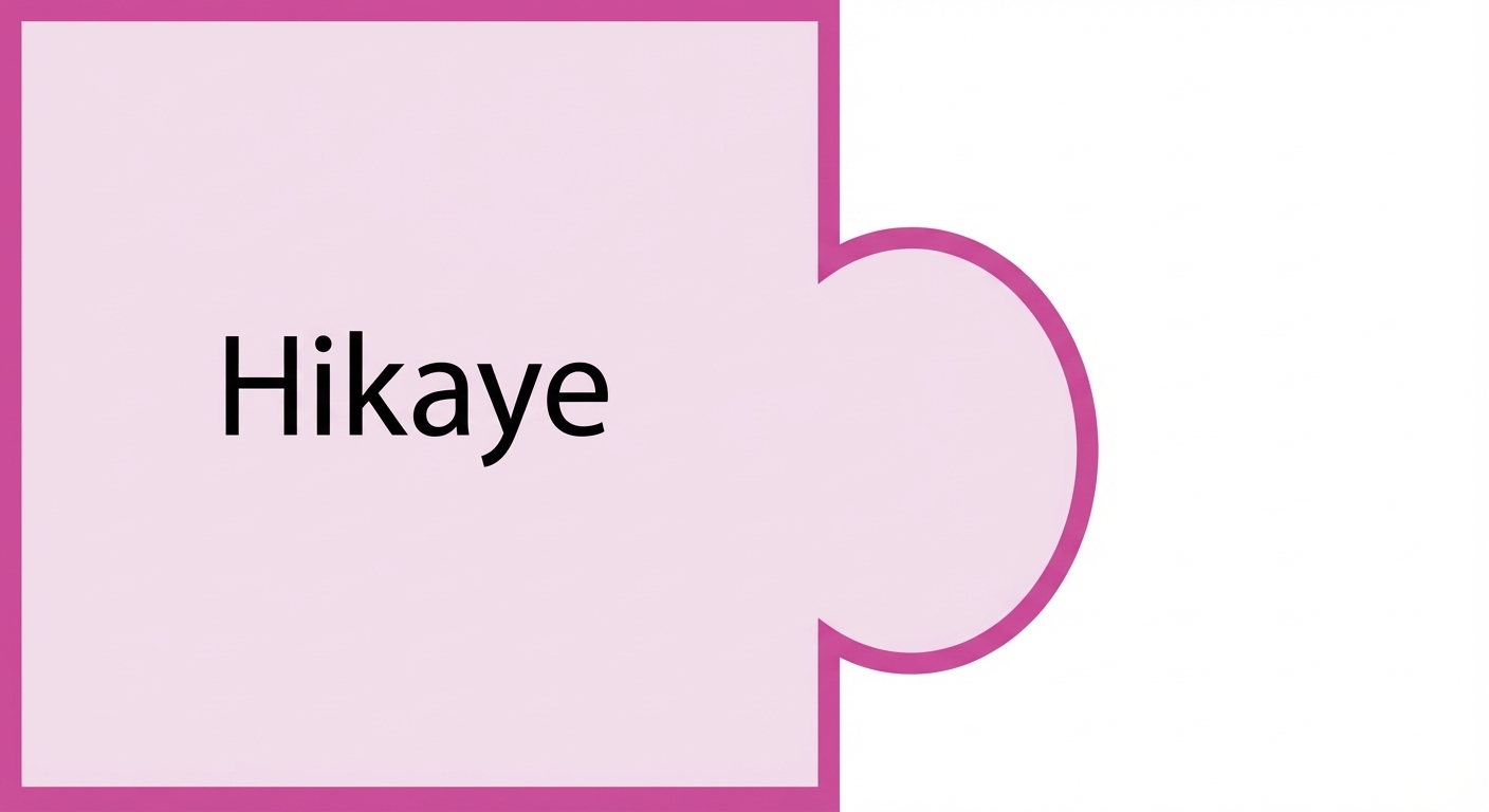 Üzerinde story yazan yapboz parçası