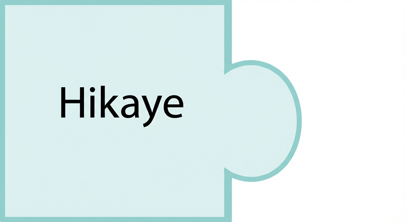 üzerinde story yazan yapboz parçası