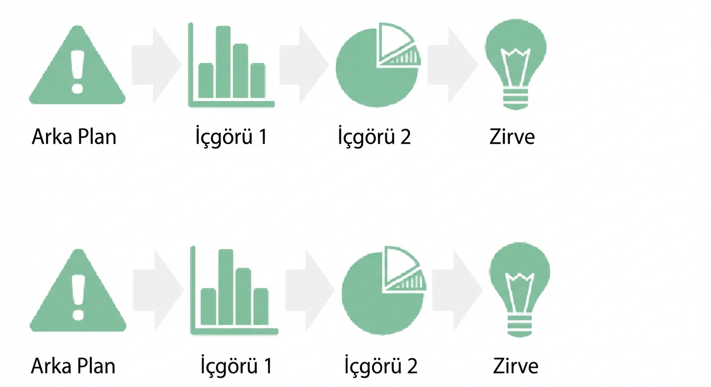 pasta grafik içgörüsünün doruğa ilerlemesi
