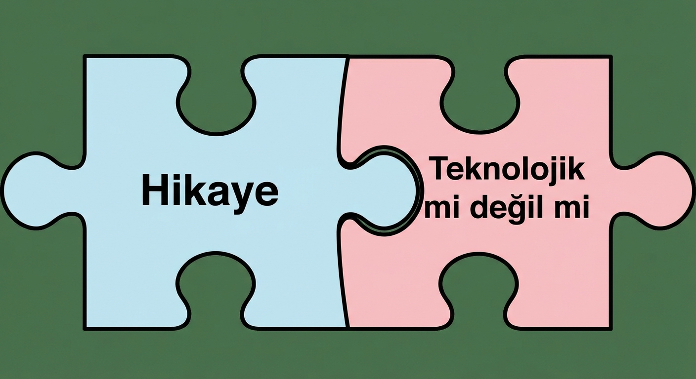 teknik veya teknik olmayan yazılı yapboz parçası