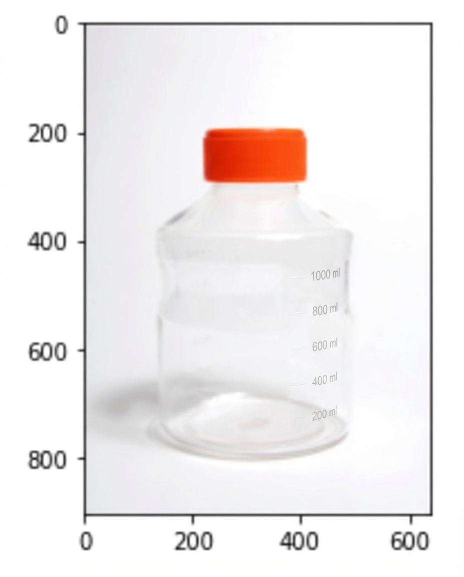 Bir plastik şişe resmi