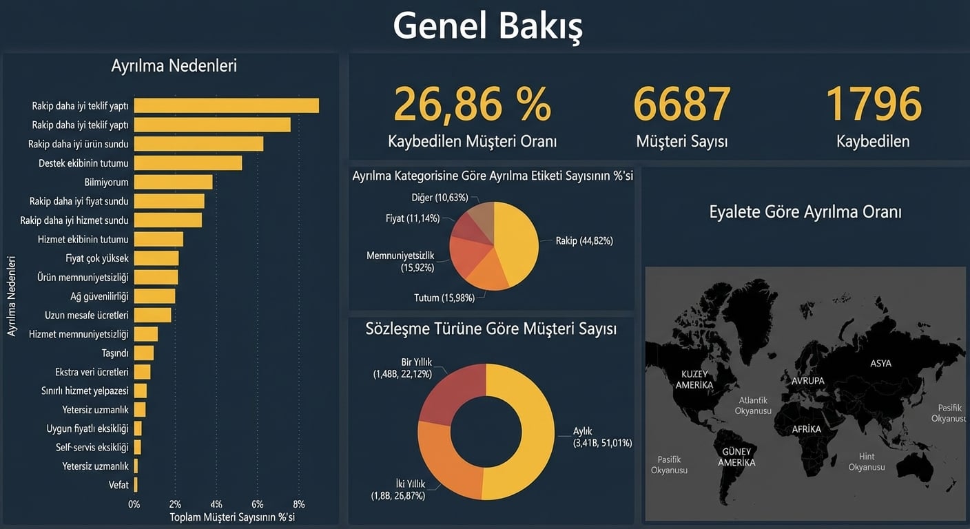 Raporun genel bakış sayfası