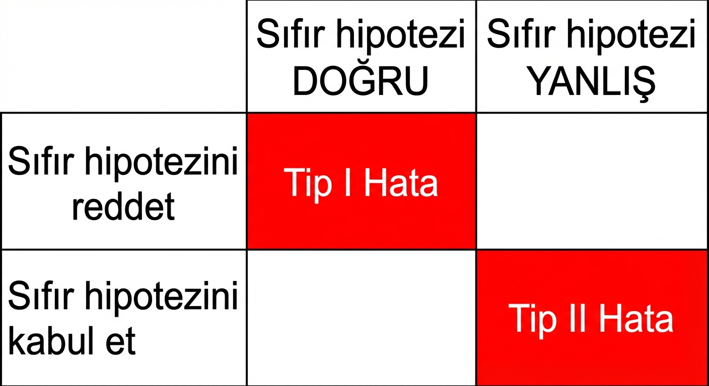 Yokluk hipotezini yanlış kabul etme
