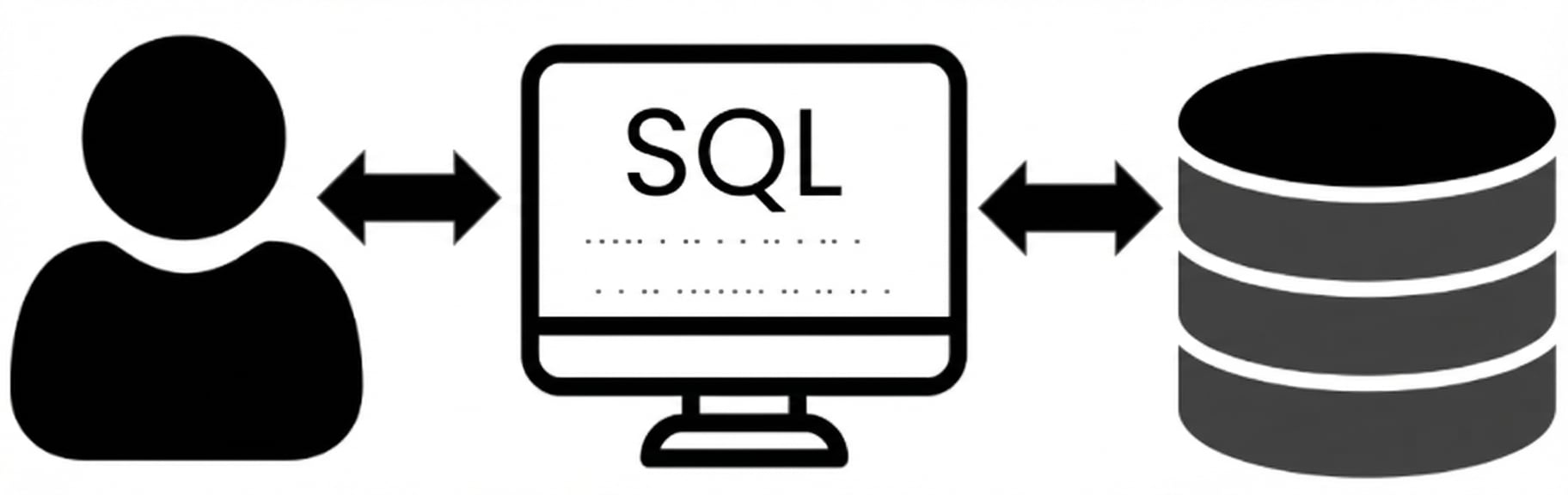 İnsanların veritabanlarıyla iletişim kurmak için kullandığı dil SQL'dir