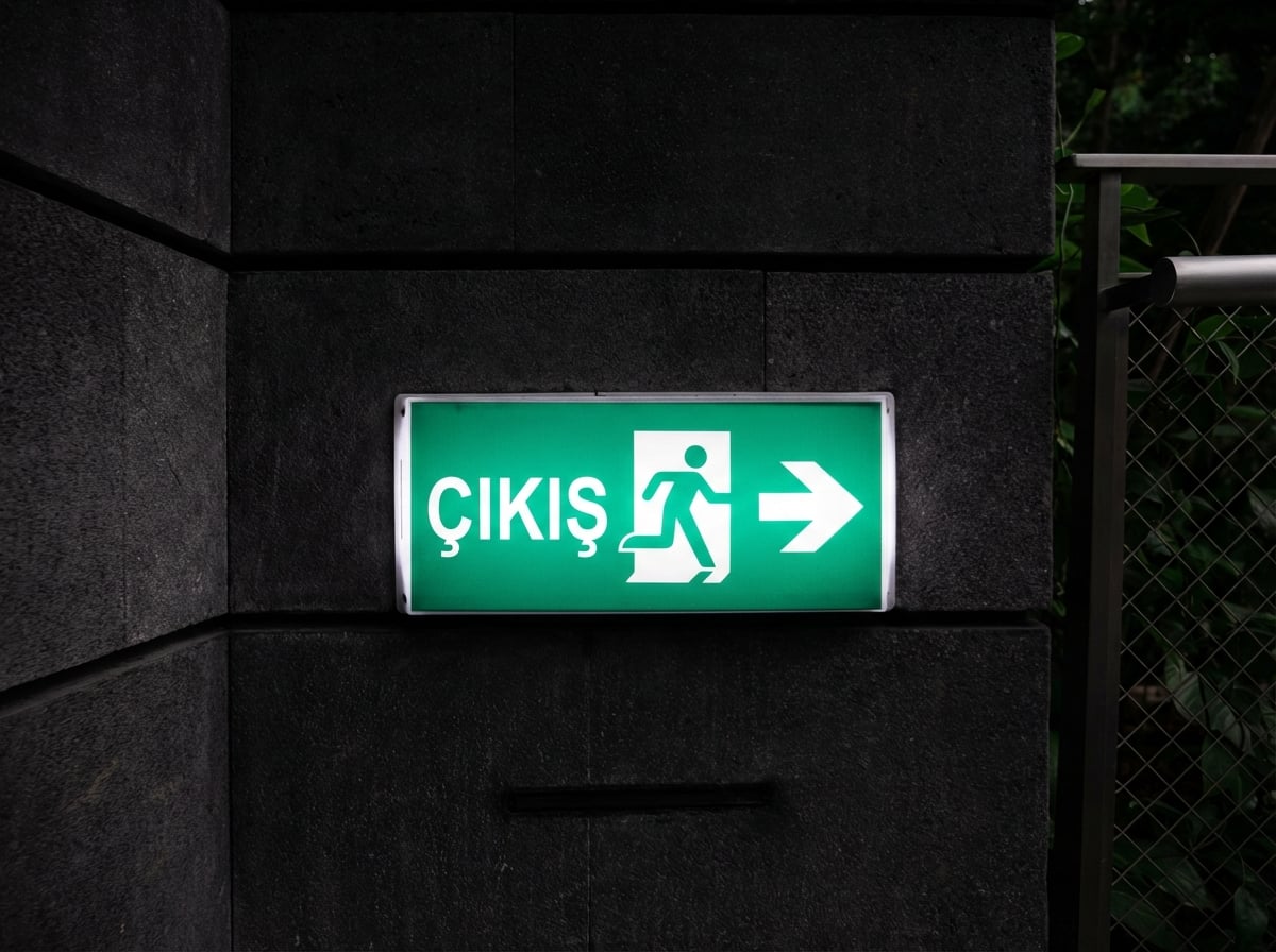 çıkış tabelası