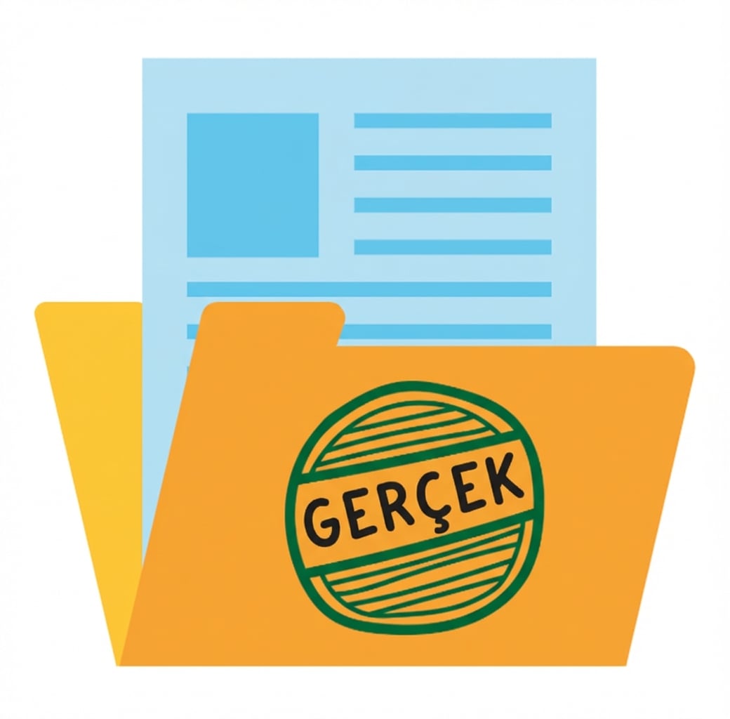 Olgu damgalı veri dosyası illüstrasyonu