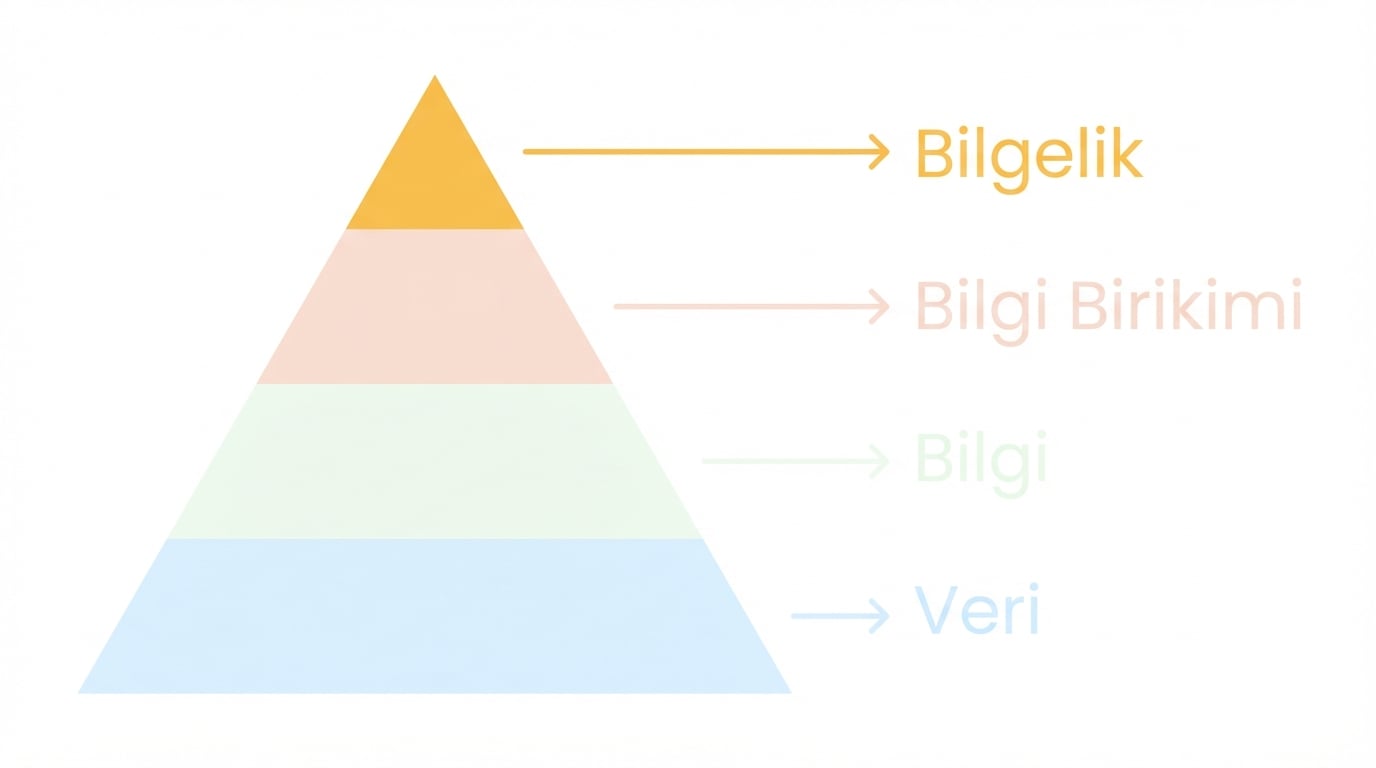 Bilgelik vurgulu DIKW piramidi