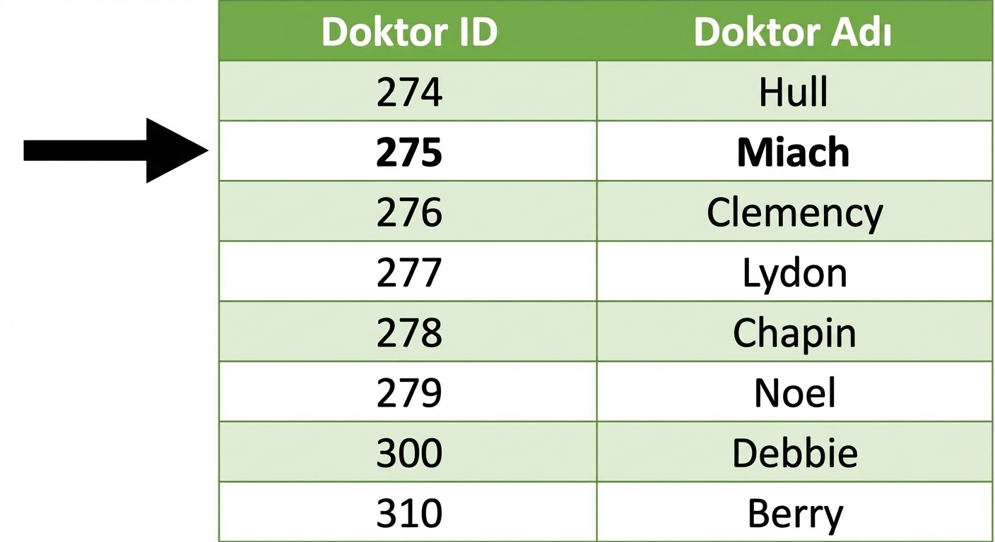 Yinelenen satırı olmayan son birleştirilmiş tablo